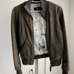 Mackage leather jacket